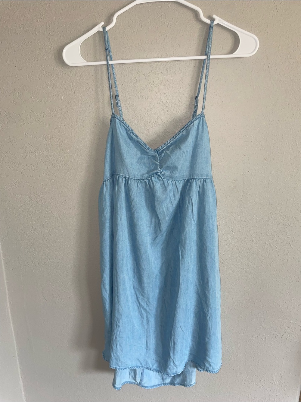SO Light Blue Spaghetti-Strap Dress